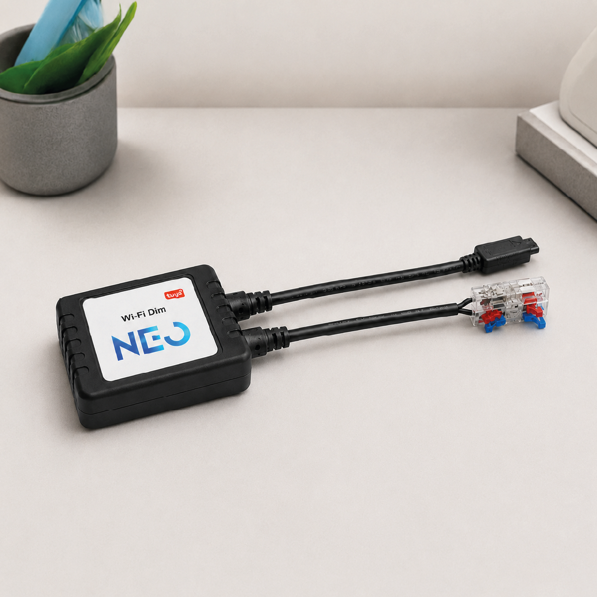 Controlador de Fita Led Inteligente Wi-Fi Branco Quente/Frio Neo