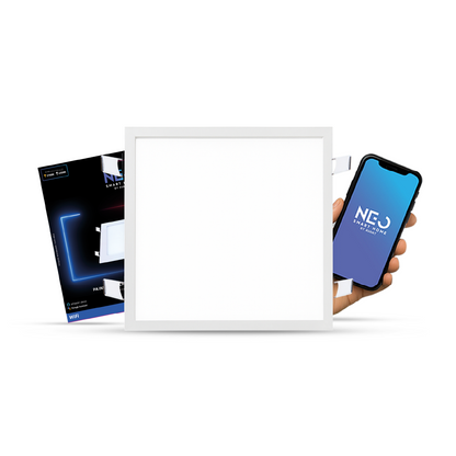 Painel LED Plafon Inteligente de Embutir Quadrado 24W Dimerizável 30cm Bivolt Avant Neo
