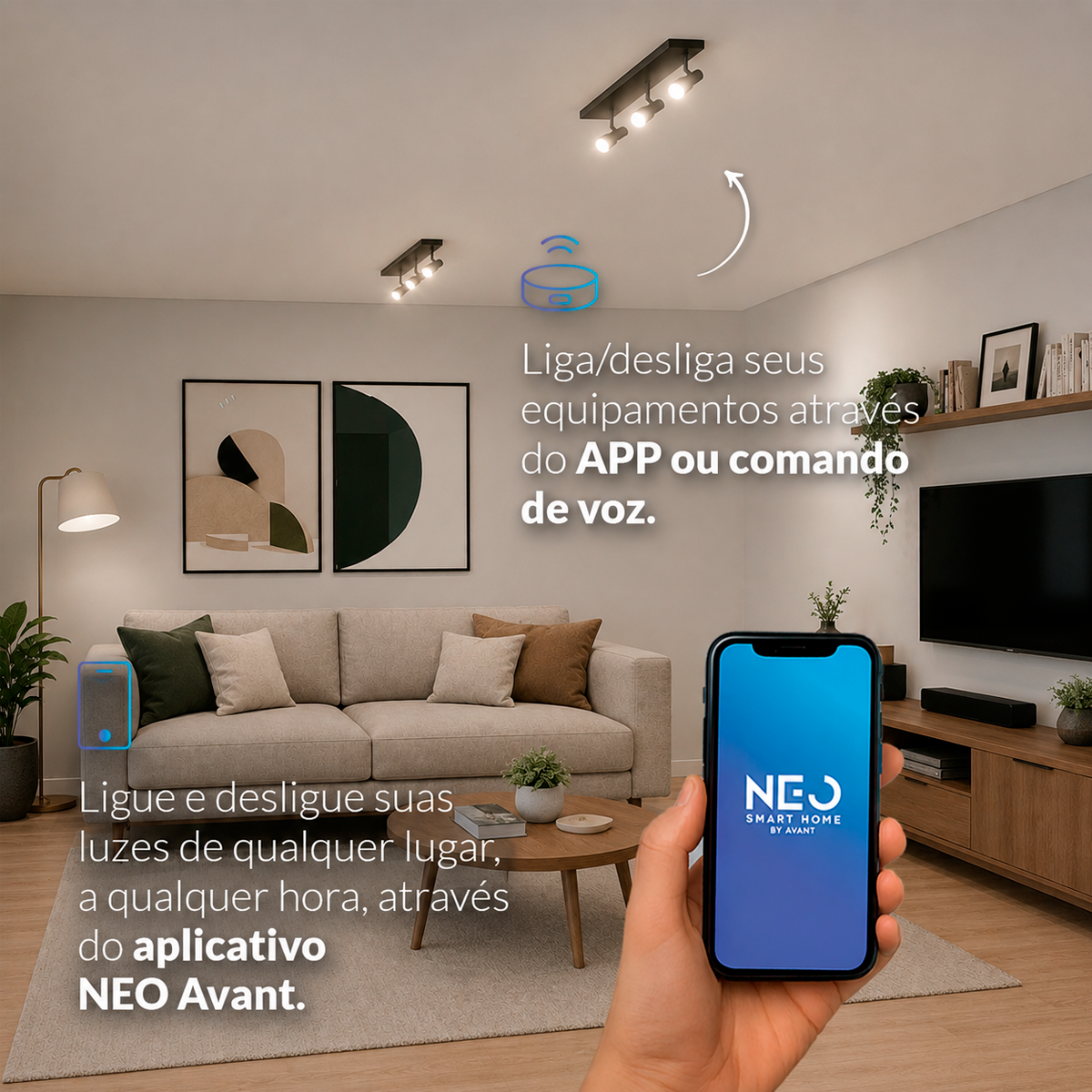 Lâmpada Led Pera Inteligente Wifi 15W Dimerizável Branco Quente a Frio E27 Bivolt Neo