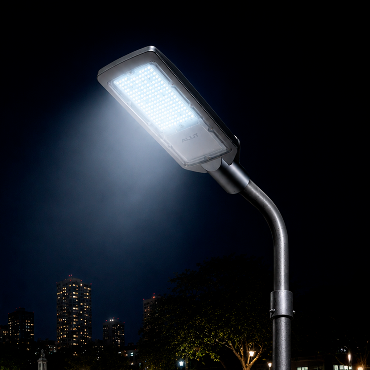 Luminária Led Poste 200w 6500k  Bivolt Ip66 Alut By Avant