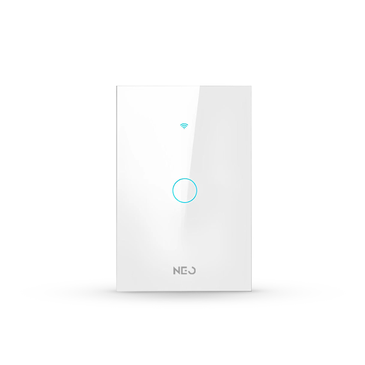 Interruptor Inteligente Wifi 1 Botão 4x2 Bivolt Branco Neo