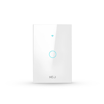 Interruptor Inteligente Wifi 1 Botão 4x2 Bivolt Branco Neo