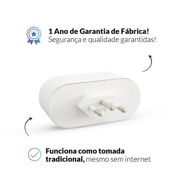 Kit Automação Lâmpada RGB 15w Interruptor 1 botão Tomada Inteligente Preto Wi-Fi 4x2 Bivolt Neo Avant - NEO Avant