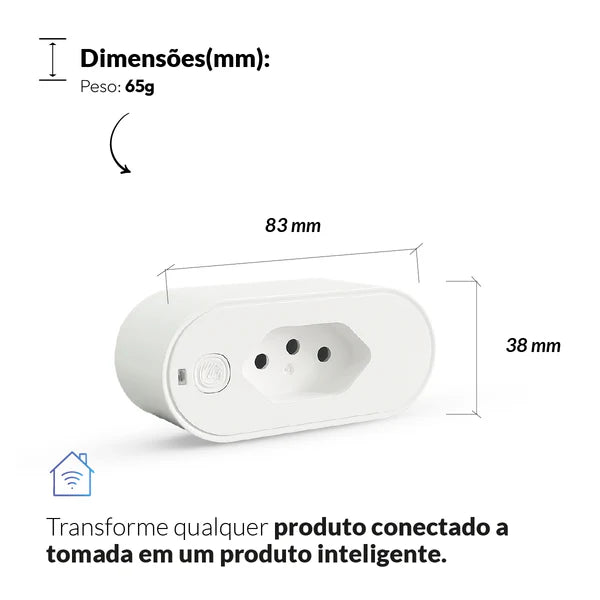 Kit Automação Lâmpada RGB 15w Interruptor 1 botão Tomada Inteligente Preto Wi-Fi 4x2 Bivolt Neo Avant - NEO Avant