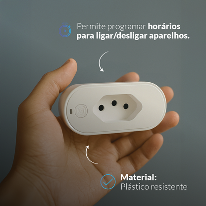 Tomada Inteligente Wifi 20A Bivolt Branca Neo
