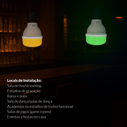 Lâmpada Led Smart Bulbo HP 40W RGB Colorido E27 Neo Avant
