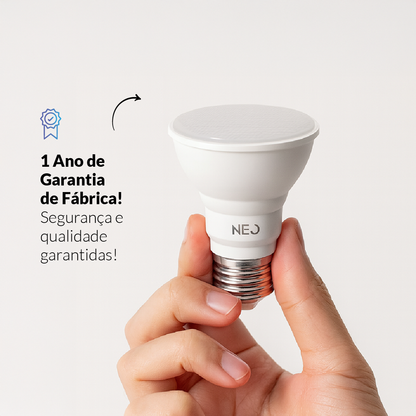 Lâmpada Led Par20 Inteligente Wi-fi 2.4 GHz 7w 2700K/6500K RGB E27 Branco Neo Avant