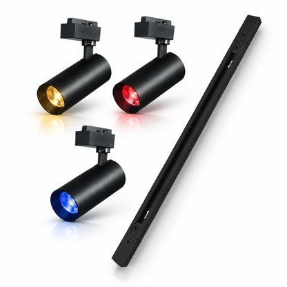 Kit 3 Spot Led Trilho Inteligente 1 Metro 36w RGB 110v/220v Preto Neo - NEO Avant