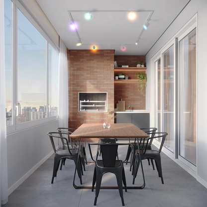 Kit 3 Spot Led Trilho Inteligente 1 Metro 36w RGB 110v/220v Branco Avant Neo - NEO Avant