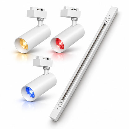 Kit 3 Spot Led Trilho Inteligente 1 Metro 60w RGB Bivolt Branco Neo - NEO Avant