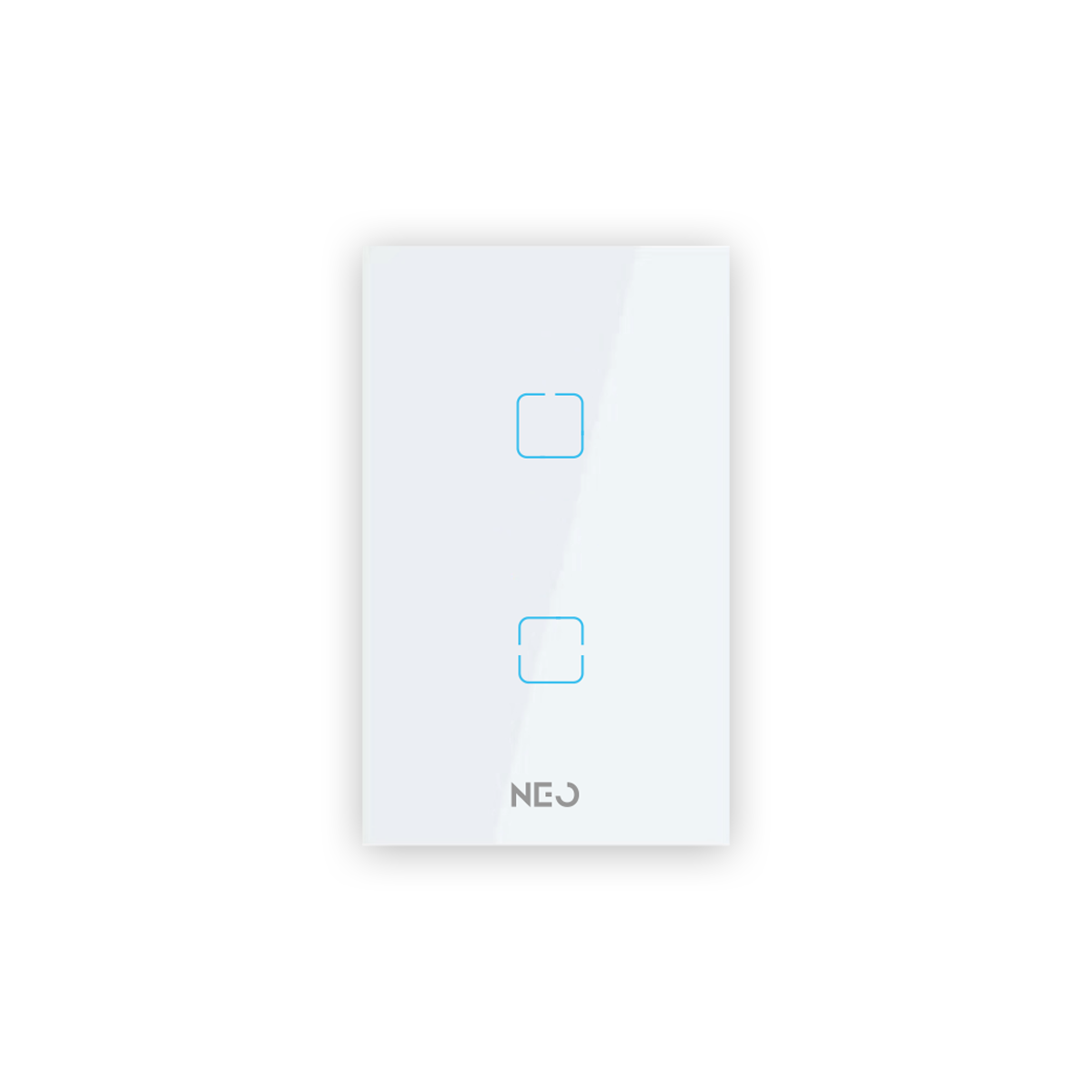 Interruptor Inteligente Zigbee 2 Botões 4x2 Bivolt Branco Neo