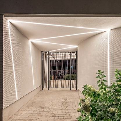 Perfil Led Barra 2m Inside 24x15mm Embutir Branco Alut