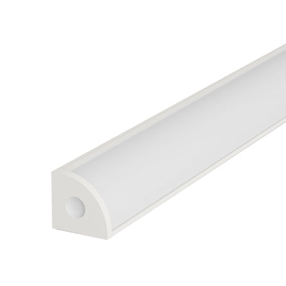 Perfil Led Barra 2m One Side Canto 18x13mm Sobrepor Branco Alut