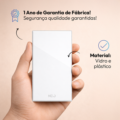 Placa Cega Espelho de Interruptor ou Tomada Liso 4X2 Branco Neo