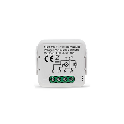 Mini Módulo Relé Interruptor Inteligente Wifi 1 Canal 10A Neo