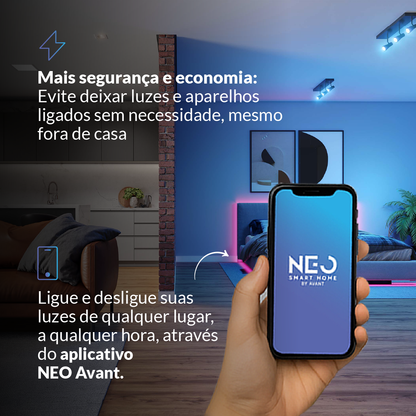 Mini Módulo Relé Interruptor Inteligente Wifi 4 Canais 5A Neo