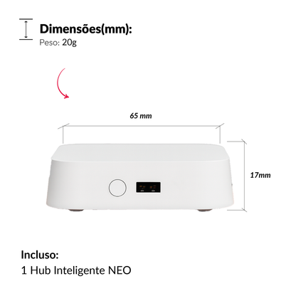 Hub Zigbee Sem Fio Central Inteligente Smart Neo Avant