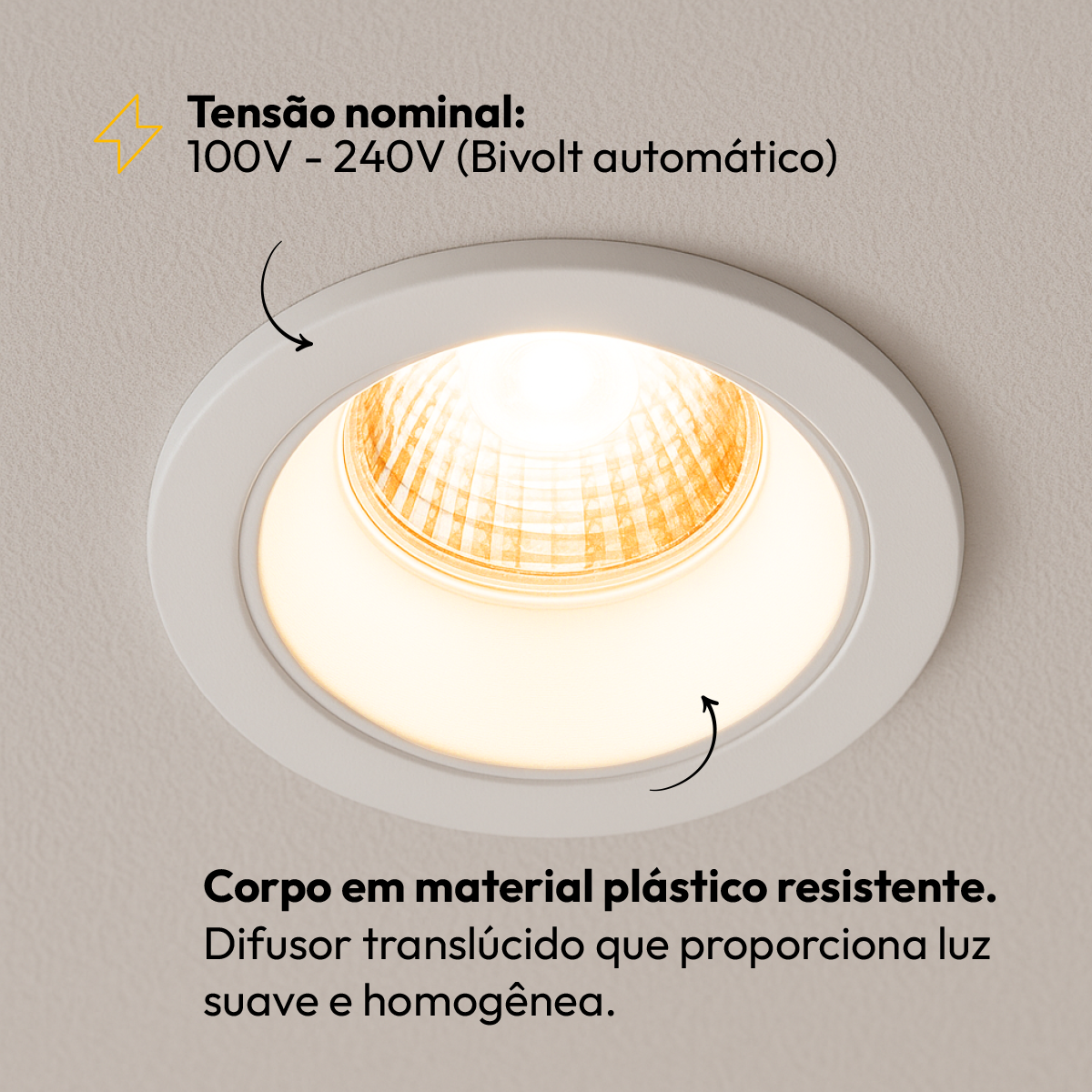 Lâmpada Led Par20 7w 2700k Branco Quente E27 Bivolt Alut