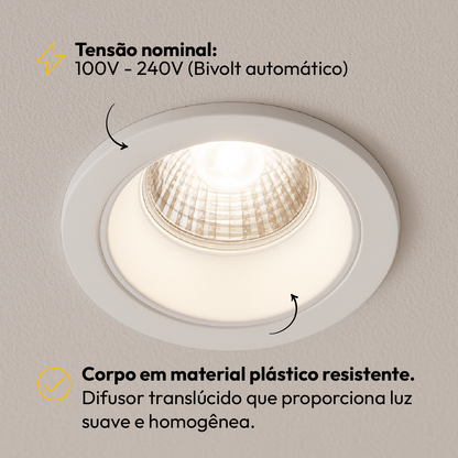 Lâmpada Led Par20 7w 6500k Branco Frio E27 Bivolt Alut