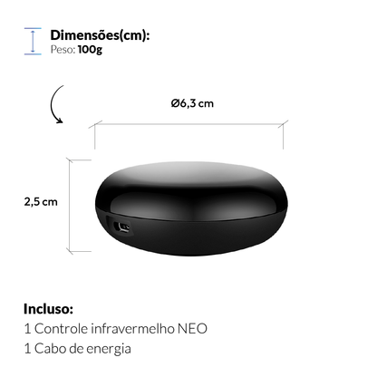 Controle Universal de Infra Vermelho Wifi Bivolt Neo