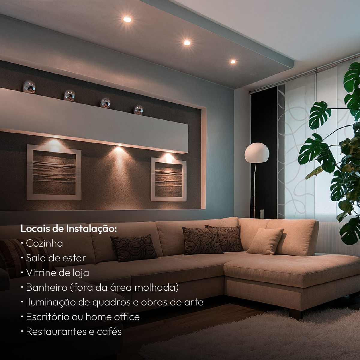 Lâmpada Led Ar70 4.8w Gu10 4000k Branco Neutro Bivolt Alut