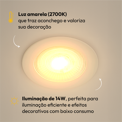 Lâmpada Led Par38 14w 2700k Branco Quente E27 Bivolt Alut