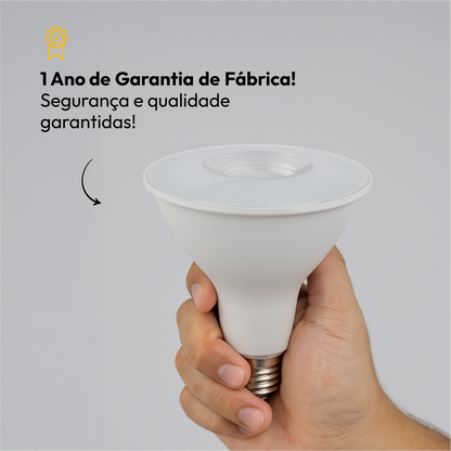 Lâmpada Led Par38 14w 2700k Branco Quente E27 Bivolt Alut