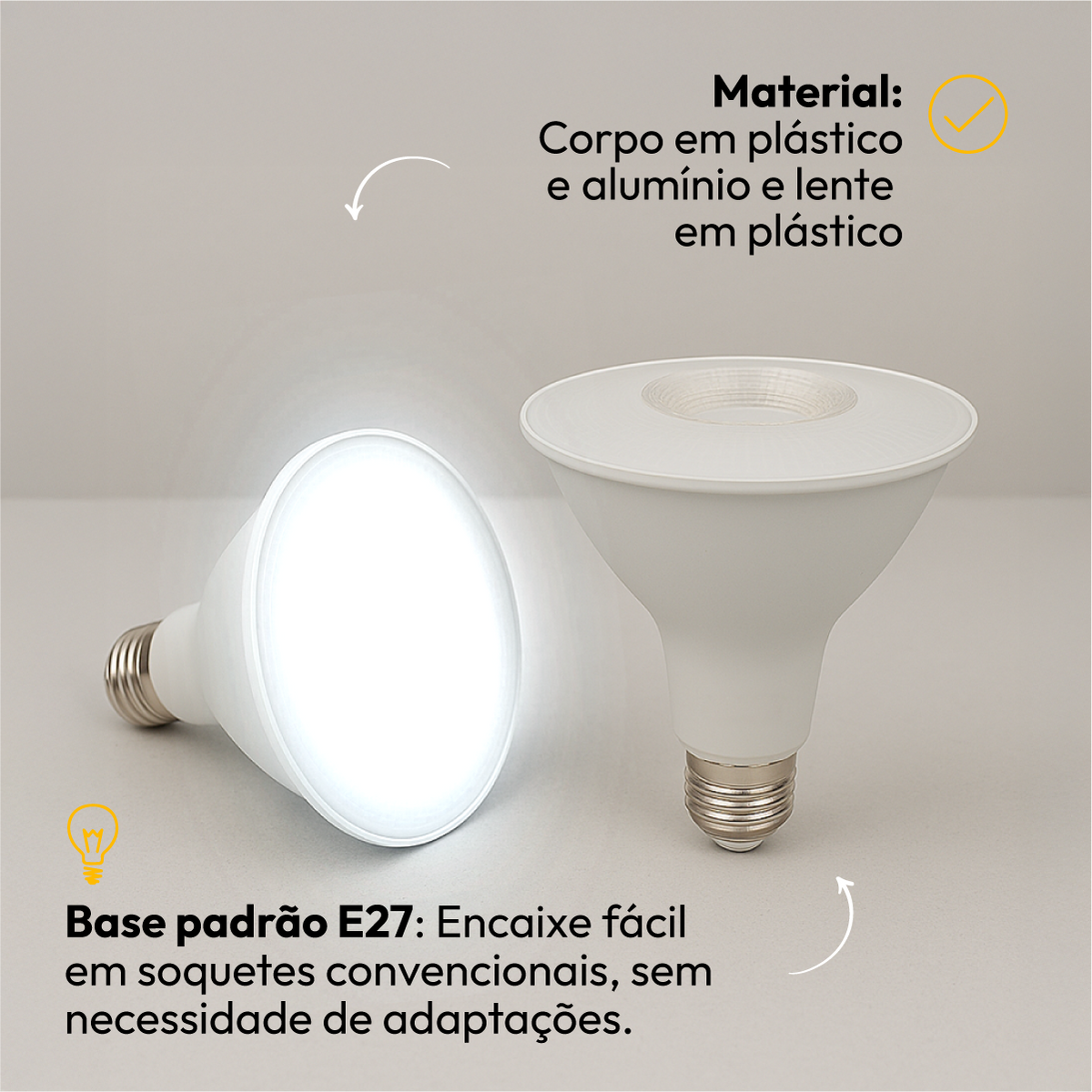 Lâmpada Led Par38 14w 6500k Branco Frio E27 Bivolt Alut