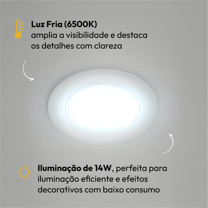 Lâmpada Led Par38 14w 6500k Branco Frio E27 Bivolt Alut