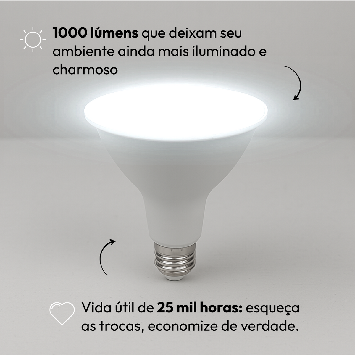 Lâmpada Led Par38 14w 6500k Branco Frio E27 Bivolt Alut