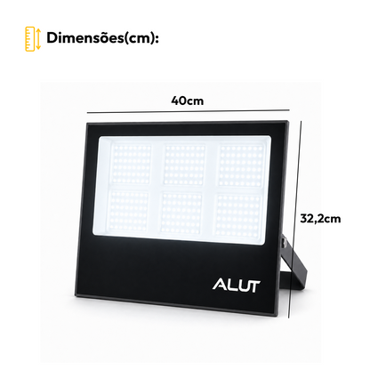 Refletor Led Slim 300w 6500k Branco Frio Bivolt IP65 Alut