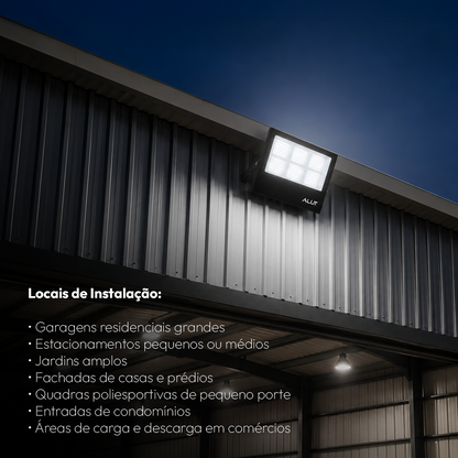 Refletor Led Slim 300w 6500k Branco Frio Bivolt IP65 Alut