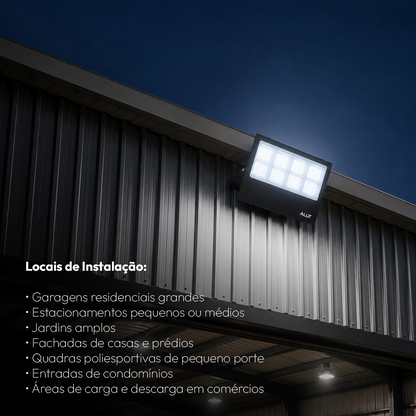 Refletor Led Slim 400w 6500k Branco Frio Bivolt IP65 Alut