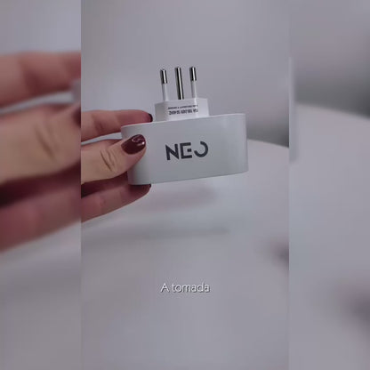 Tomada Inteligente Wifi 10A Bivolt Branca Neo Avant