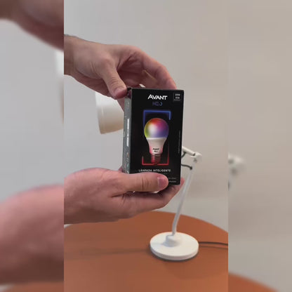 Lâmpada Led Pera Inteligente Wifi 15W Dimerizável Branco Quente a Frio E27 Bivolt Avant Neo